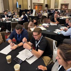 Photo of ARM Members meeting at the Member Meeting to provide input into the ARM Institute’s education and workforce development programs for US manufacturing