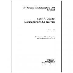 Network Charter Manufacturing USA Program Cover Page