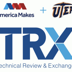 Graphic of the America Makes TRX Event logo