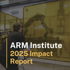 Screen grab of the 2025 ARM Institute Impact Report