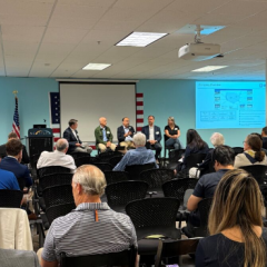 Photo from NextFlex from a conference session on the Defense Patent Holiday initiative.