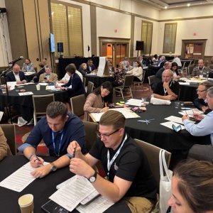 Photo of ARM Members meeting at the Member Meeting to provide input into the ARM Institute’s education and workforce development programs for US manufacturing