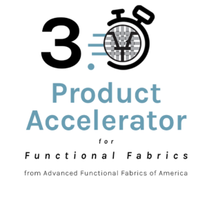 Logo for the AFFOA Product Accelerator for Functional Fabrics 3.0 