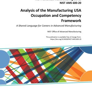 Cover of the "Analysis of the Manufacturing USA Occupation and Competency Framework" by NIST
