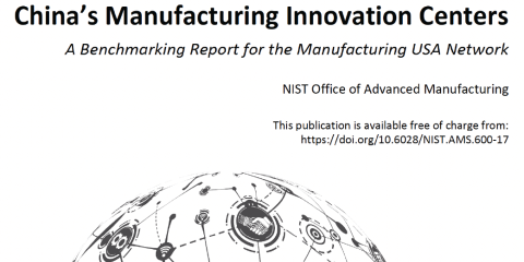 Screengrab of NIST's "China's Manufacturing Innovation Centers" report