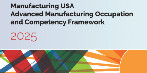 Screengrab of the Advanced manufacturing Occupation and Competency Framework cover