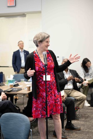 Diana Bauer comments during the 2026 Manufacturing USA Network Meeting.