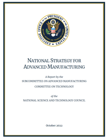 National Strategy for Advanced Manufacturing