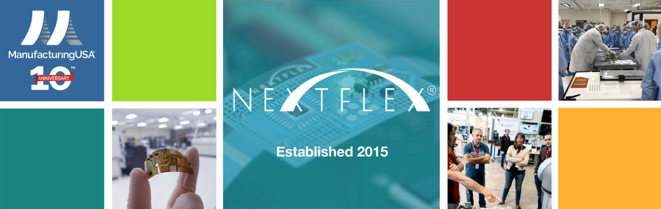 Header graphic for the NextFlex spotlight article